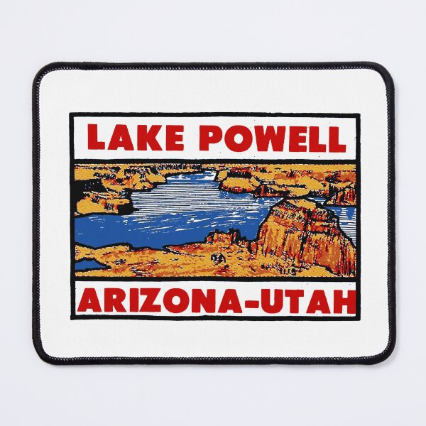 Item preview, Vintage Style Lake Powell Design designed and sold by Decal Mania.