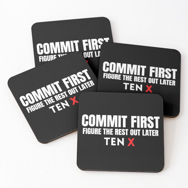Item preview, Commit first figure the rest out later TEN X designed and sold by KingsManKind.