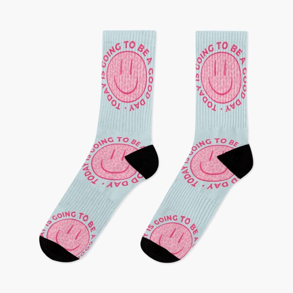 Item preview, Preppy Pink Leopard Smiley Face - Today is going to be a good day | Leopard Cheetah Texture designed and sold by PEARROT.
