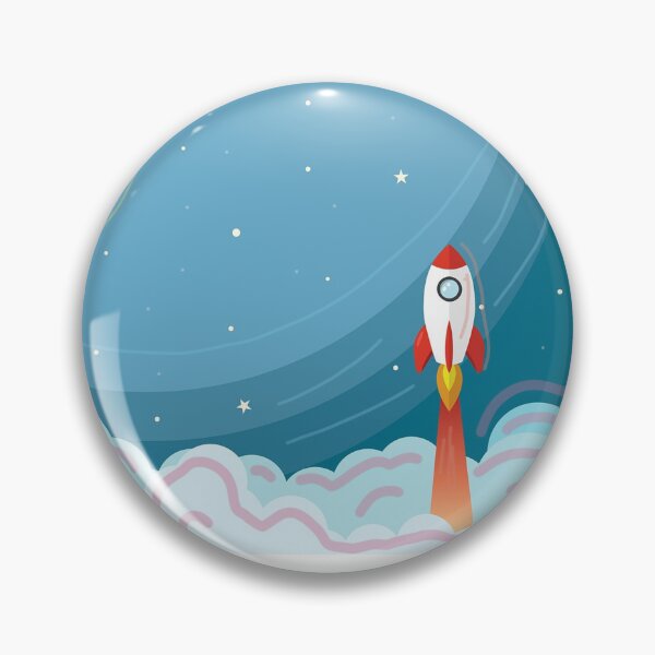 Item preview, rocket to the moon designed and sold by IvaBogdanovic.
