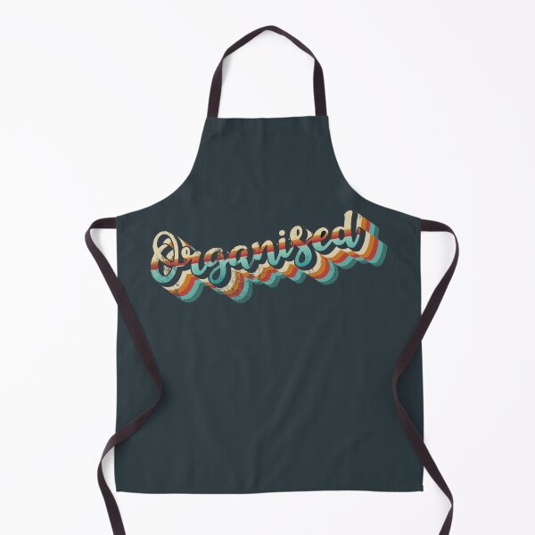 Item preview, Colourful Distressed Retro ORGANISED slogan designed and sold by TrulyEpoque.