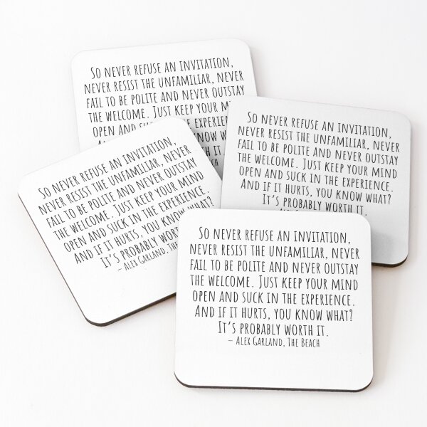 Item preview, The Beach: So never refuse an invitation designed and sold by QuotesBerry.