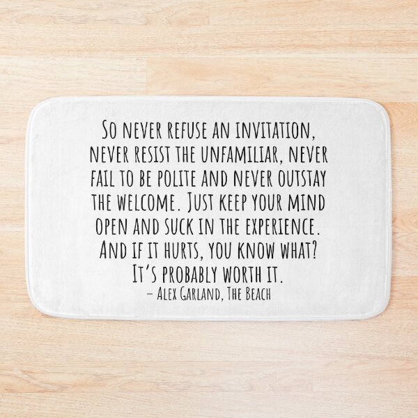 Item preview, The Beach: So never refuse an invitation designed and sold by QuotesBerry.