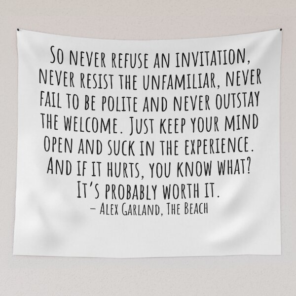 Item preview, The Beach: So never refuse an invitation designed and sold by QuotesBerry.