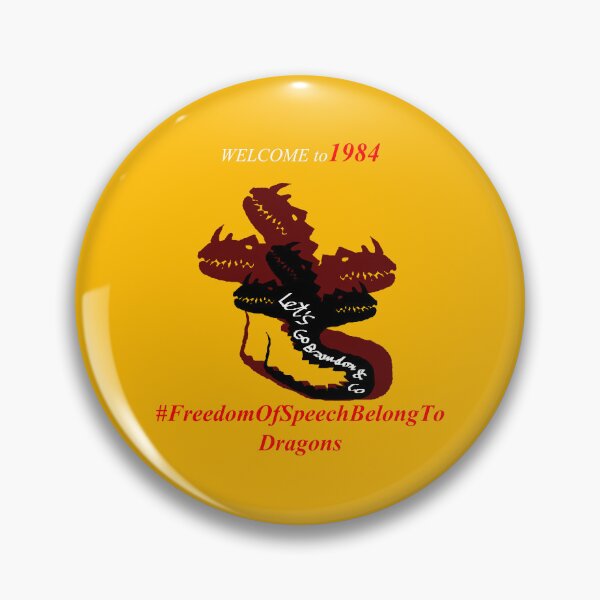 Item preview, Freedom of Speech Belong to Dragons D13 designed and sold by SelfUpgrade.
