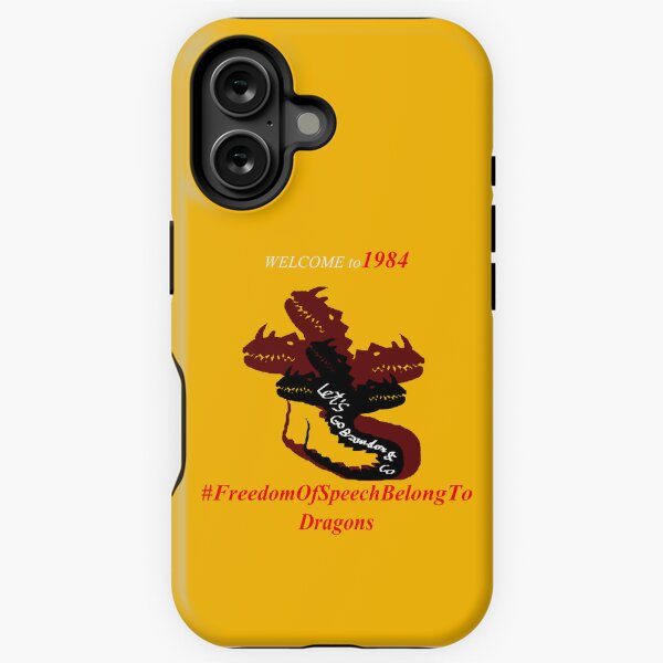 Vista previa del artículo con la obra «La libertad de expresión pertenece a los dragones D13», diseñado y vendido por SelfUpgrade.
