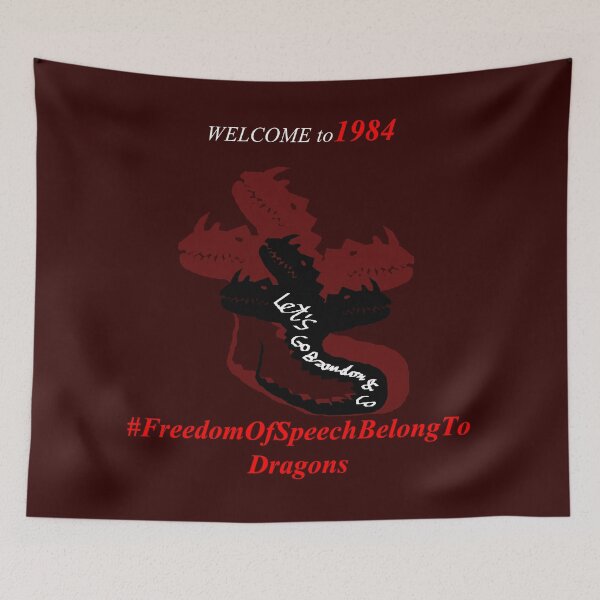 Item preview, Freedom of Speech Belong to Dragons D13 designed and sold by SelfUpgrade.