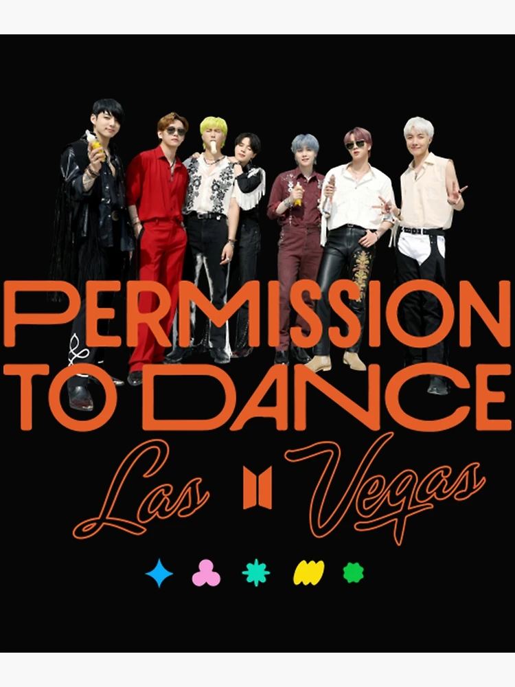 BTS Permission to dance Las Vegas drawing Longsleeve store size L