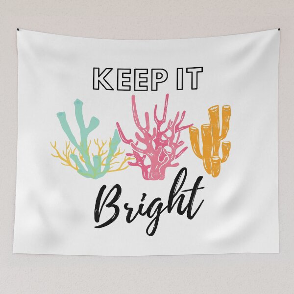 Item preview, Keep It Bright Coral Reef Design designed and sold by WritetheWrongs.