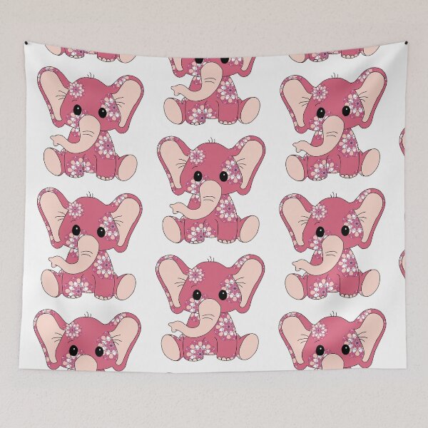 Item preview, sweet little elephant (pink mandala edition) designed and sold by ShipsinParadise.