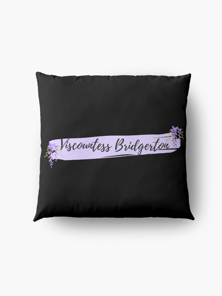 Alternate view of Bridgerton | Viscountess Bridgerton Floor Pillow