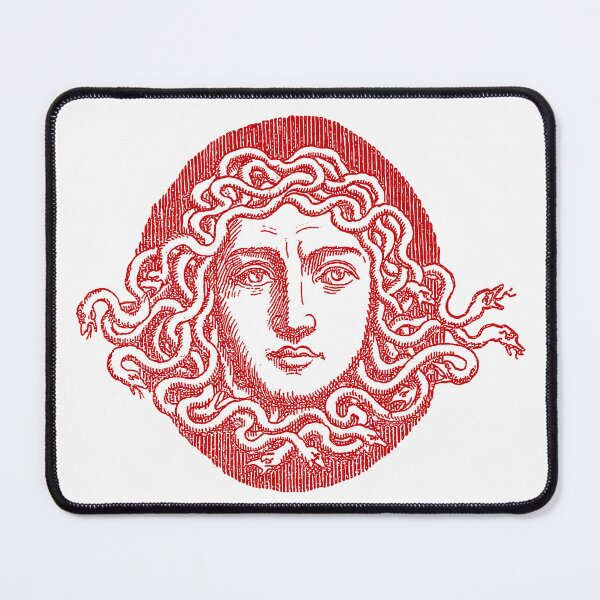 Item preview, Red Medusa - Witchcraft Sticker, Goddess Witch, Mythological Beasts, Femme Fatale Mythology designed and sold by Larkwort.