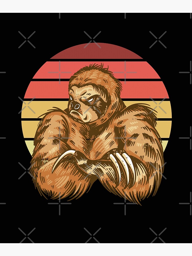 Angry sloth