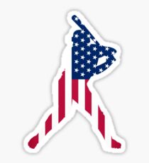 USA is baseball. Sticker