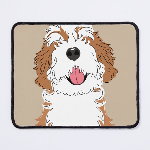 Item preview, LOVE Red Sable Bernedoodle designed and sold by Lulupainting.