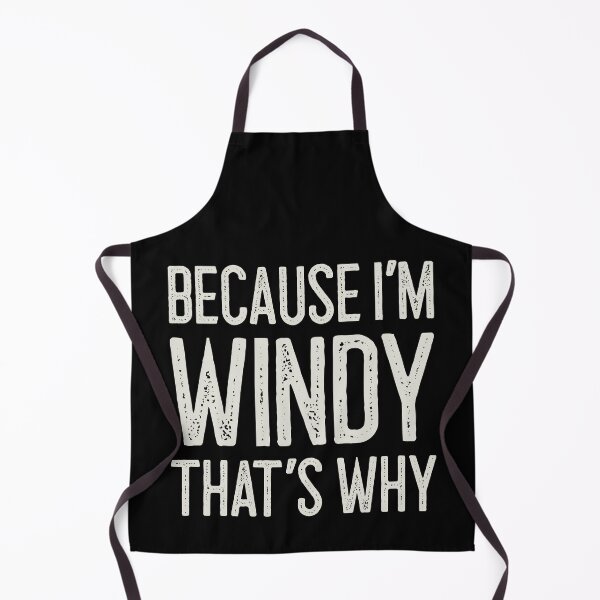 Item preview, Because I’m Windy That’s Why Funny Personalized Name designed and sold by MariosNydras.