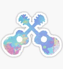 Guitars Inspired Silhouette Sticker