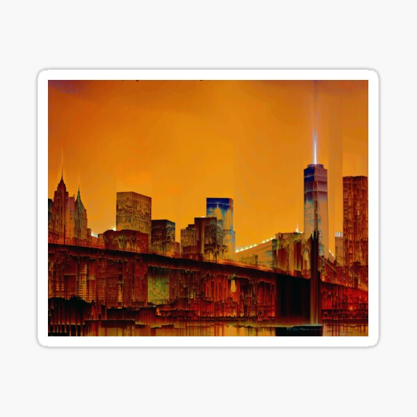 Brooklyn Bridge New York City Sticker