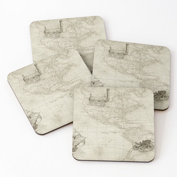 Item preview,  Map of the World - Vintage Art designed and sold by RickE.