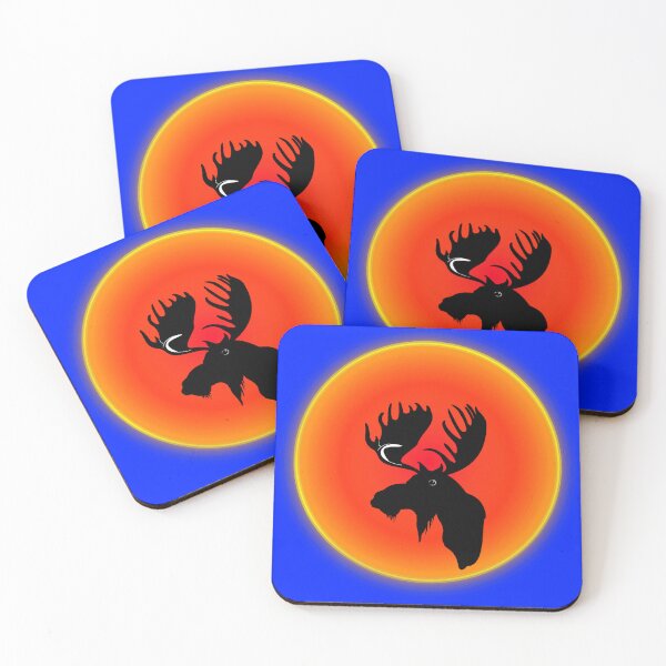 Item preview, Moose at sunrise design  designed and sold by MystixJack.