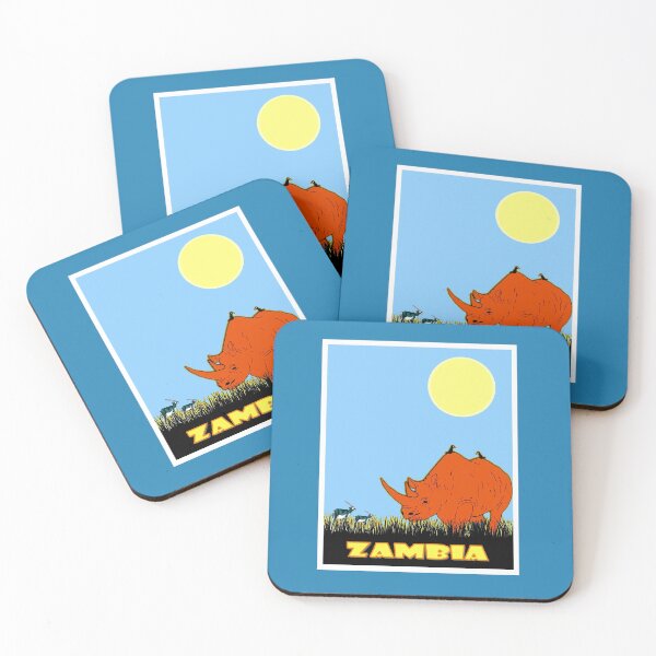 Item preview, ZAMBIA : Vintage Tourism Pride of Africa Print designed and sold by posterbobs.