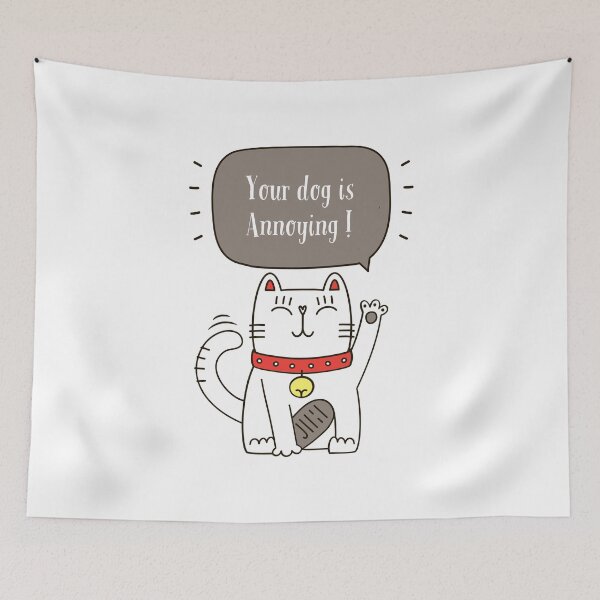 Item preview, Your dog is annoying - Cats are the best - cat lover's special designed and sold by BimsaraHerath.
