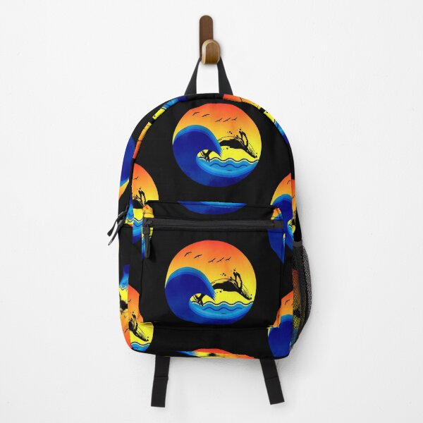Item preview, Sunset Wave and Whale, World Oceans Day designed and sold by ACC .