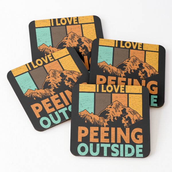 Item preview, I Love Peeing Outside Outdoor Hiking designed and sold by Shirtcaesar.