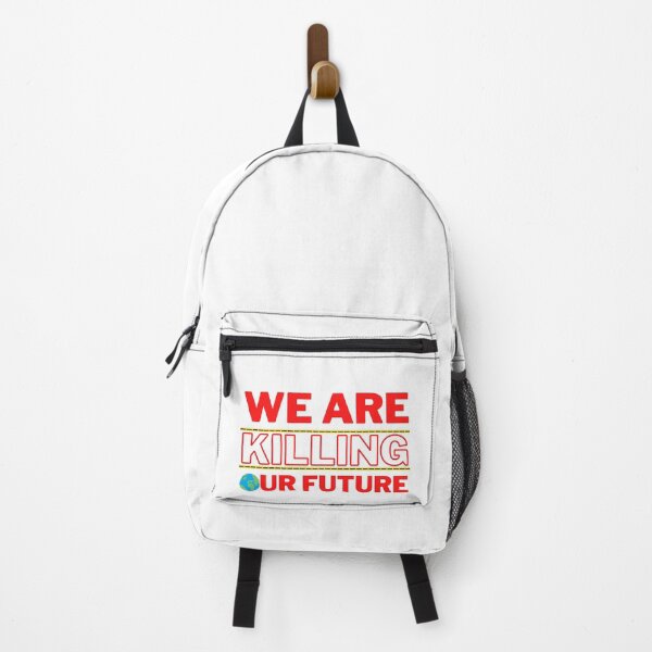 Item preview, Red We Are Killing Our Future Design designed and sold by WritetheWrongs.