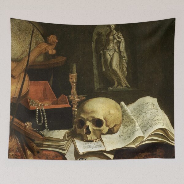Item preview, Skull and Music - Vintage Art designed and sold by RickE.