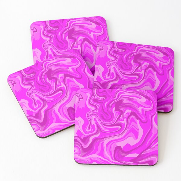 Item preview, Hot Pink Swirled Mix Of Pastel Minimalistic Colors designed and sold by Barolina.