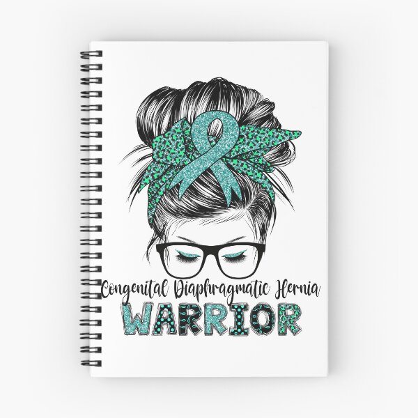 Item preview, Congenital Diaphragmatic Hernia warrior messy hair bun designed and sold by DesignByMai.