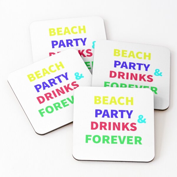 Item preview, Beach, Party & Drinks Forever designed and sold by dludesign.