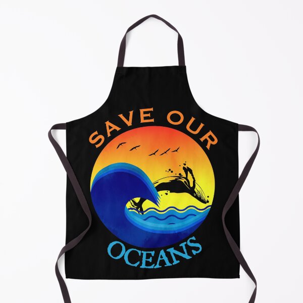 Item preview, Save Our Oceans, Sunset Wave and Whale, World Oceans Day designed and sold by ACC .