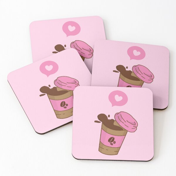 Item preview, I love Coffee- Pink designed and sold by MJ ART.