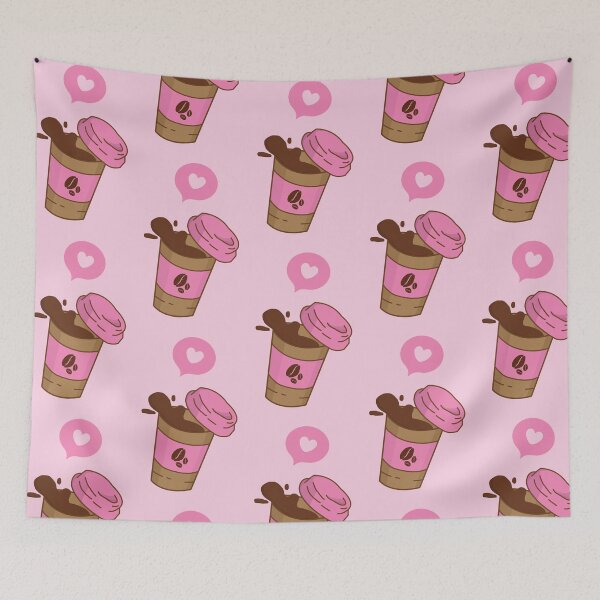 Item preview, I love Coffee- Pink designed and sold by MJ ART.