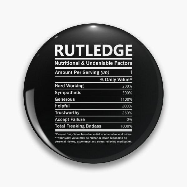 Item preview, Rutledge Name T Shirt - Rutledge Nutritional And Undeniable Factors Gift Item Tee designed and sold by aaronmaxi6.