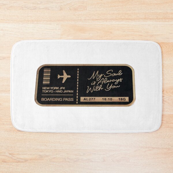 Item preview, Banana Fish BF Plane Ticket pin designed and sold by ArtAndDesignA.