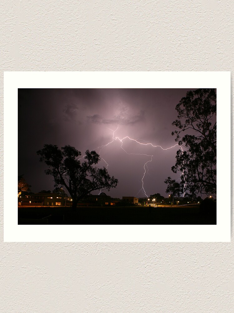 Alternate view of Lightning Art Print
