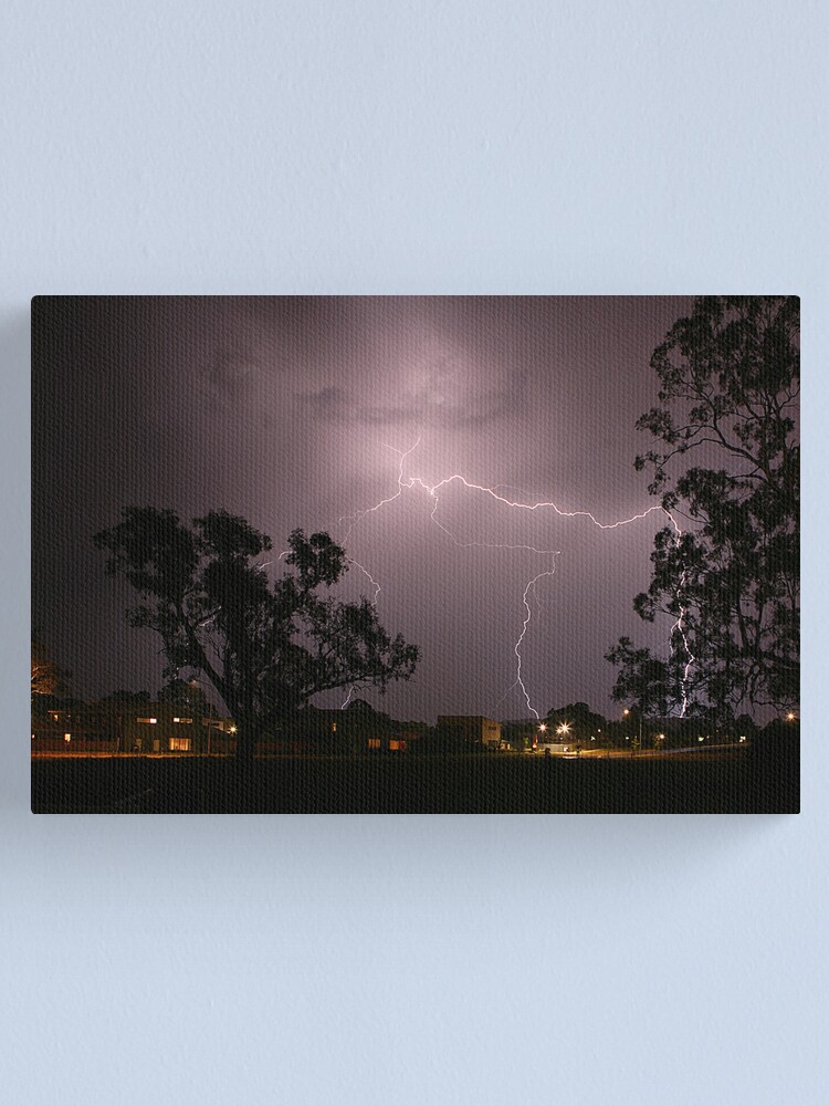 Alternate view of Lightning Canvas Print