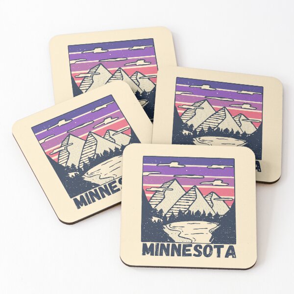Item preview, Minnesota state park - sunset designed and sold by Paperfly Studio.