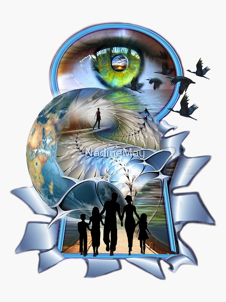 "Reality Shifters" Sticker by NadineMay Redbubble