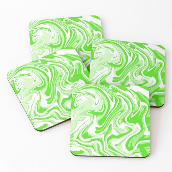 Item preview, Lime Green Swirled Mixed Of Pastel Minimalistic Colors designed and sold by Barolina.