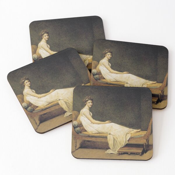 Item preview, Portrait of Madame Récamier - Jacques-Louis David - Vintage Art designed and sold by RickE.