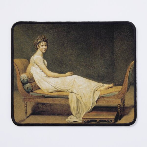 Item preview, Portrait of Madame Récamier - Jacques-Louis David - Vintage Art designed and sold by RickE.