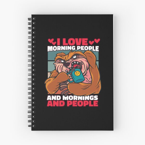 Item preview, cartoon sloth drinking coffee designed and sold by LEVEL UP.