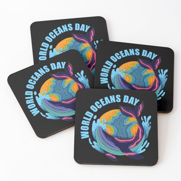 Item preview, World Oceans Day, Whale and Waves designed and sold by ACC .