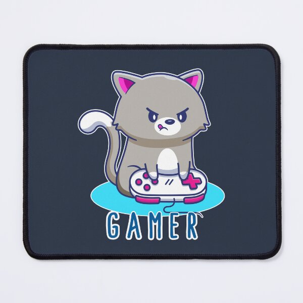Item preview, Feline gaming Fun designed and sold by GamerGeekMedia.