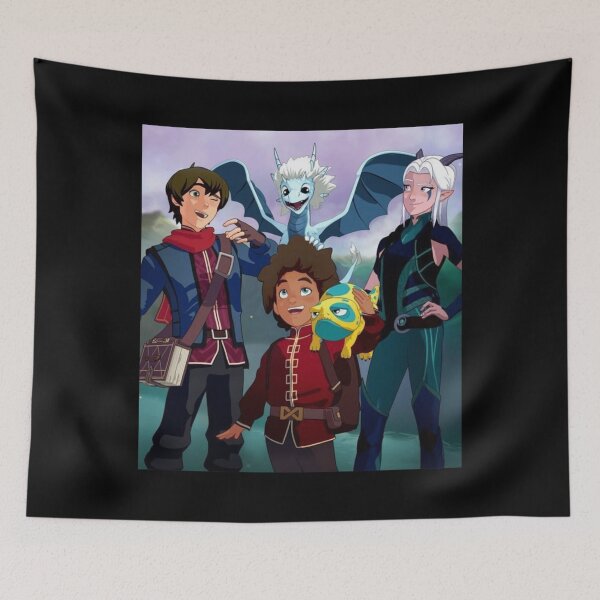 Item preview, Rayla, Ezran, Zym, Bait, Callum-The Dragon Prince . classique designed and sold by kuenyerrosel.