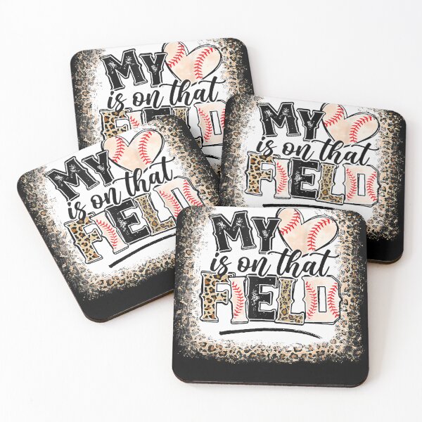 Item preview, Bleached Leopard Baseball Mom My Heart Is On That Fiel designed and sold by SethFrancis37.